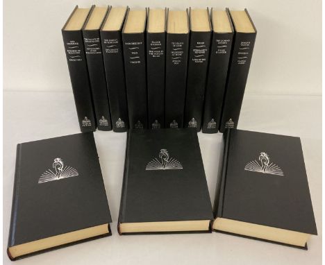 A set of 12 1990's hardback adult erotic novels from Venus Editions. Black coloured covers with silver lettering and detail. 