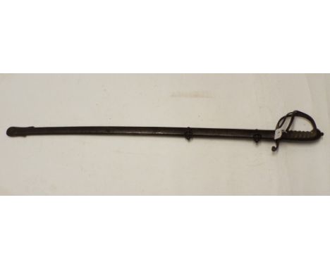 An 1821 Pattern type light cavalry trooper's sword, with a scabbard Condition report Report by GHScabbard generally pitted wi