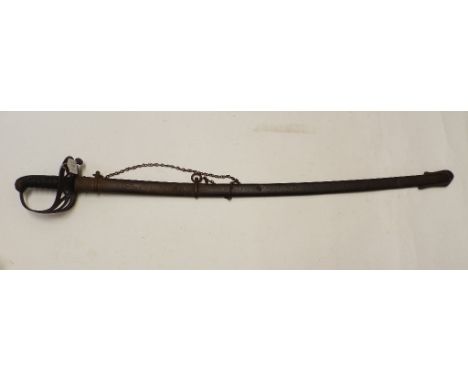 A Victorian light infantry type sword, the blade marked FIRMIN & SONS, 153 STRAND & 13 CONDUIT ST, LONDON, with a scabbard (s
