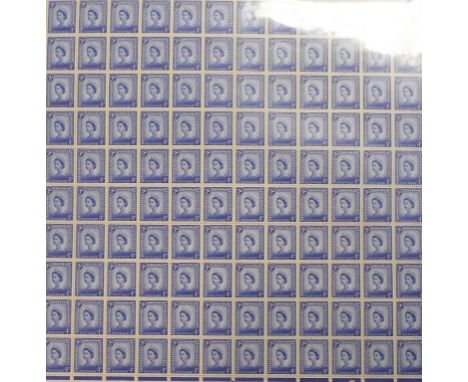 A collection of GB stamps, mint and used, including first day covers, in two albums and on sheets