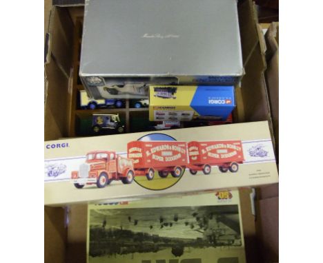 A Corgi Road Transport Scammell Highwayman R. Edwards Amusements, 97920, two others, 97714 and 36901, all boxed, other model 