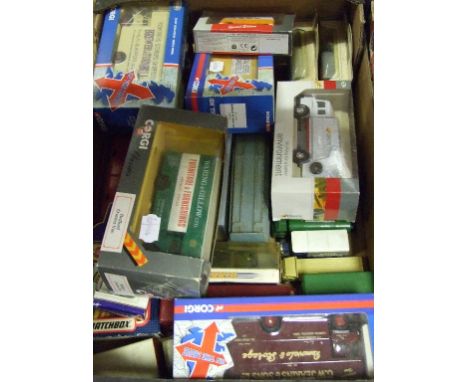 A Dinky Supertoys Leyland Octopus, ESSO livery, unboxed, a Corgi On The Move Bedford TK Luton Van, Walkers of Wakefield, CC11
