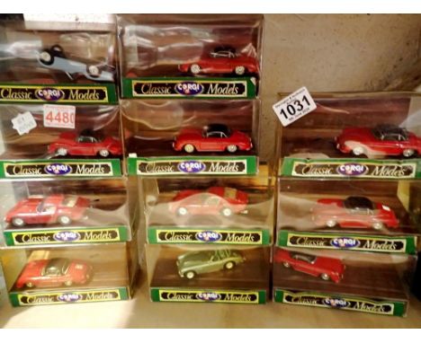 Eleven boxed Corgi Classic models. UK P&amp;P Group 2 (£20+VAT for the first lot and £4+VAT for subsequent lots) 