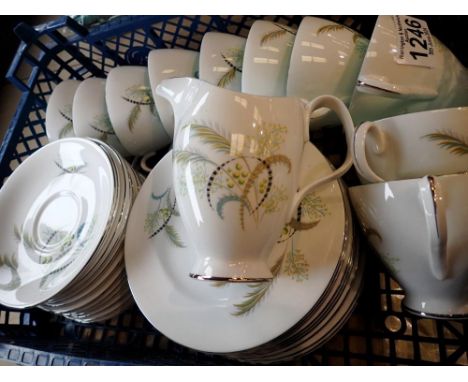 Royal Albert 34 piece tea service in the Festival pattern, no chips or cracks. Not available for in-house P&amp;P 