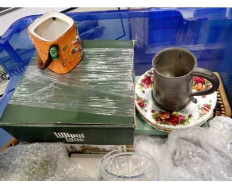 Mixed collectables including bamboo recorder. Not available for in-house P&amp;P 
