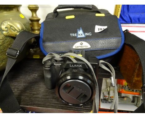 Panasonic Lumix digital camera with case, charger etc