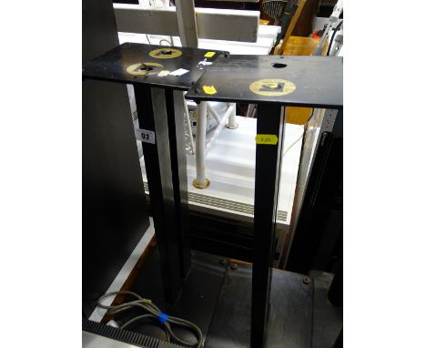 Pair of speaker stands, approx 600mm high