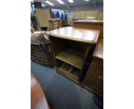 An Ercol elm music cabinet.