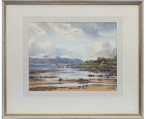 * STIRLING GILLESPIE (SCOTTISH 1908 - 1993), TORWOOD, ROTHESAY watercolour, signed 23cm x 30cm Mounted, framed and under glas