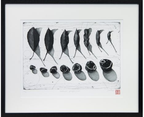 * FIONA WATSON, NATURAL PROGRESSION etching on paper, signed and numbered 22/60 29cm x 41.5ccm Mounted, framed and under glas