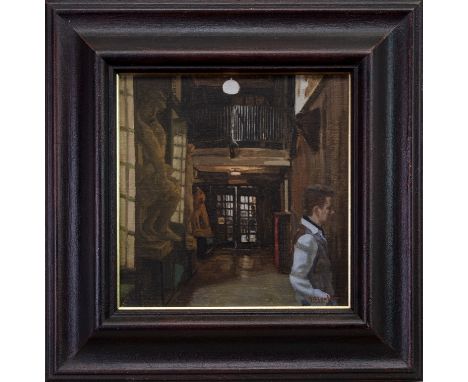 ANDREW FITZPATRICK, LIGHT INSIDE THE MACK oil on canvas, signed, titled verso 31cm x 31cm Framed and under glass