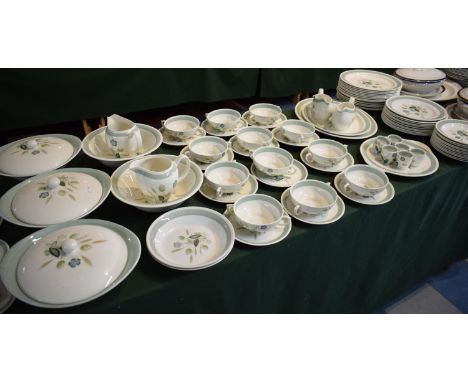 A Large Collection of Woods Clovelly Dinnerwares to Include Three Lidded Tureens, Two Bowls, Twelve Soup Bowls and Saucers, F