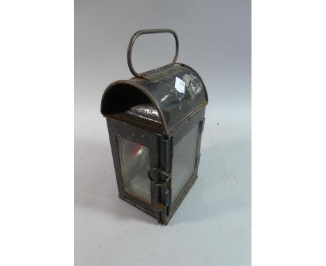 A Vintage GPO Lamp, 24.5cm High 