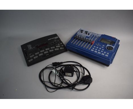 A Fostex VF80 Eight Track Recorder together with a Zoom Rhythmtrak 234 Drum Program Machine. Working Order. 
