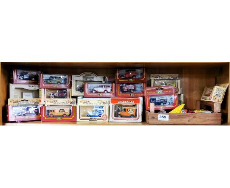 A quantity of die cast model vehicles.