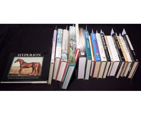 A collection of modern books, various horse racing subjects, including: Bill Curling: Derby Double; Clive Graham and Bill Cur