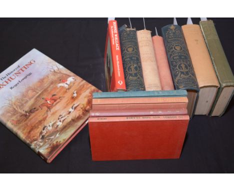 A collection of books, various foxhunting titles, including: Cyril Heber-Percy: The Life Story Of A Famous Fox; Old Man Hunts