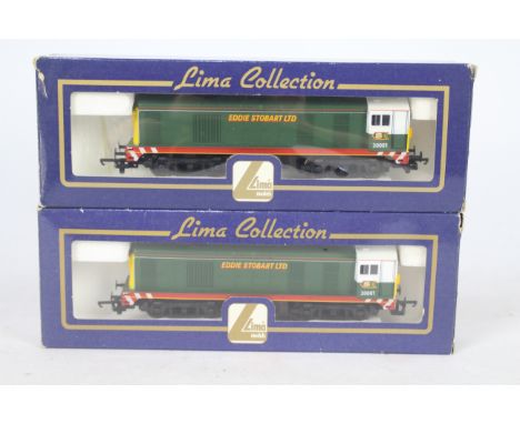 Lima - 2 x limited edition OO gauge Class 20 Diesel locos both in Eddie Stobart livery, operating number 20001. They both com
