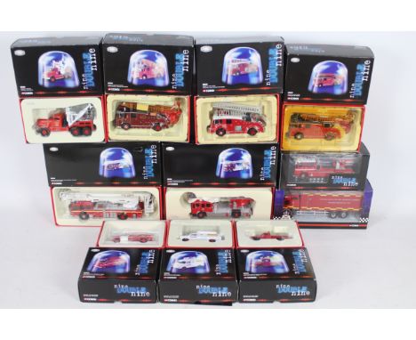 Corgi - A squad of 11 boxed Limited Edition Corgi diecast emergency vehicles and Fire appliances from the 'Nine Double Nine' 