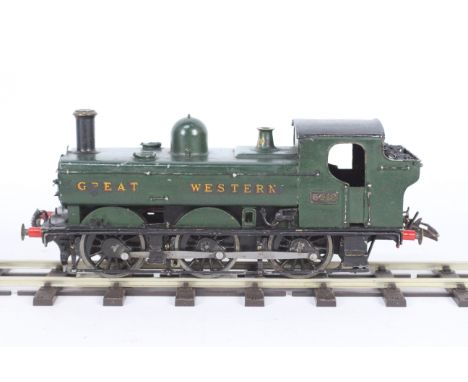 Unknown Maker - A powered brass O gauge kit built 3 rail running 54XX 0-6-0 Pannier Tank engine in Great Western livery opera