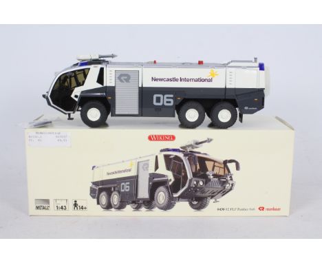 Wiking - A boxed diecast Wiking #043002 1:43 scale Rosenbauer FLF Panther 6x6 ARFF (Airport Rescue and Fire Fighting) Vehicle