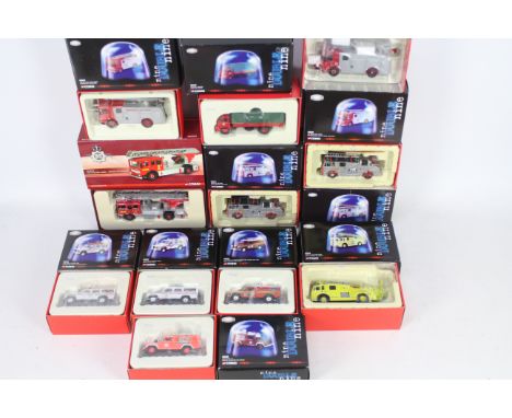 Corgi - A brigade of 11 boxed Limited Edition Corgi diecast emergency vehicles and Fire appliances from the 'Nine Double Nine