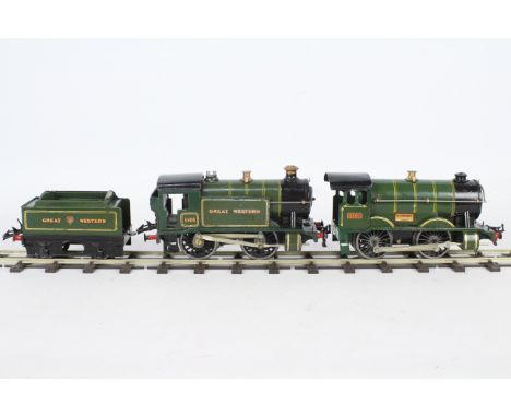 Hornby - 2 x 1930s O gauge Great Western steam locos, an 0-4-0 tank engine number 5500 and a 0-4-0 loco and tender number 230