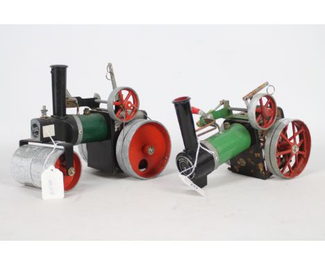 Mamod - 2 x vintage models, an SR1A Road Roller and a TE1A Steam Tractor. Both show signs of age and use and are unchecked fo