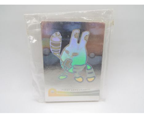 Pokemon - A rare sealed set of 6 x Pokemon The Movie 2000 First Appearance Hologram Cards. The visible card at the front is E