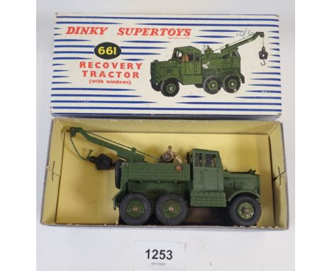 A Dinky Supertoys No. 661 Recovery Tractor (with windows) boxed 