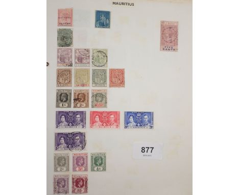 All World: Red ring binder of M to N countries, mint &amp; used. Defin, commem, postage due &amp; officials. QV-early QEII Br