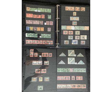 South West Africa: Collection in black, 25 page, 'Hagner album' of mint &amp; used from German colonial period on. Defin, com