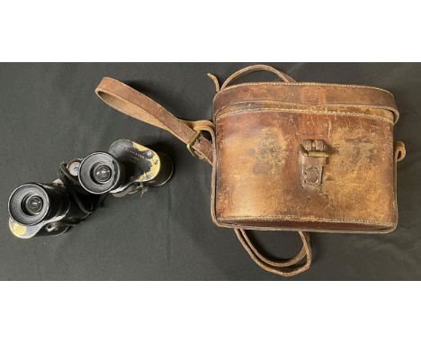 WW1 British Binoculars, Prismatic No3 (MKI) x6 serial number 16490,by "Watson &amp; Sons Ltd, London"  dated 1916, complete w