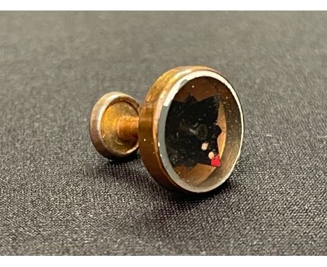 WW2 British Escape and Evasion Compass hidden in a collar stud. 