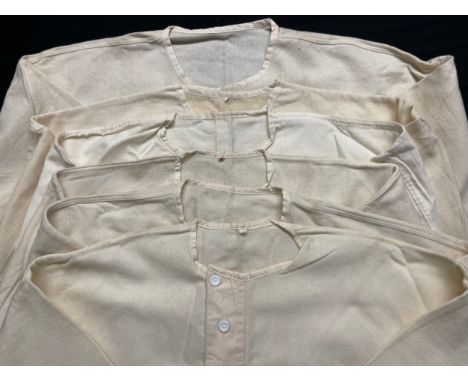 WW2 British Army Woollen Undershirts x 6. Some dated 1940 or 1941. Short sleeves. Unissued condition. All good Large Size 2. 