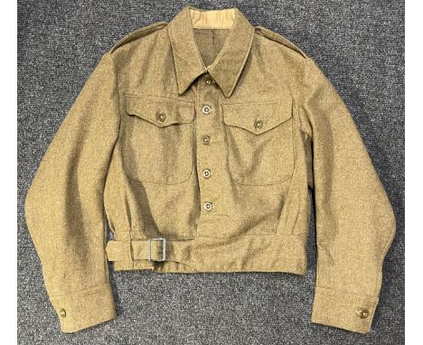 WW2 British Army 1940 Pattern Battledress Blouse, size 9 39 to 40 inch chest and 34 to 35 waist, maker marked and dated "Cohe