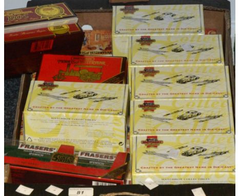 Toys - Matchbox Models of Yesteryear, 1927 Talbort - South Pacific, 1929 Morris light van, 1910 Renault AG , 1926 model TT Fo