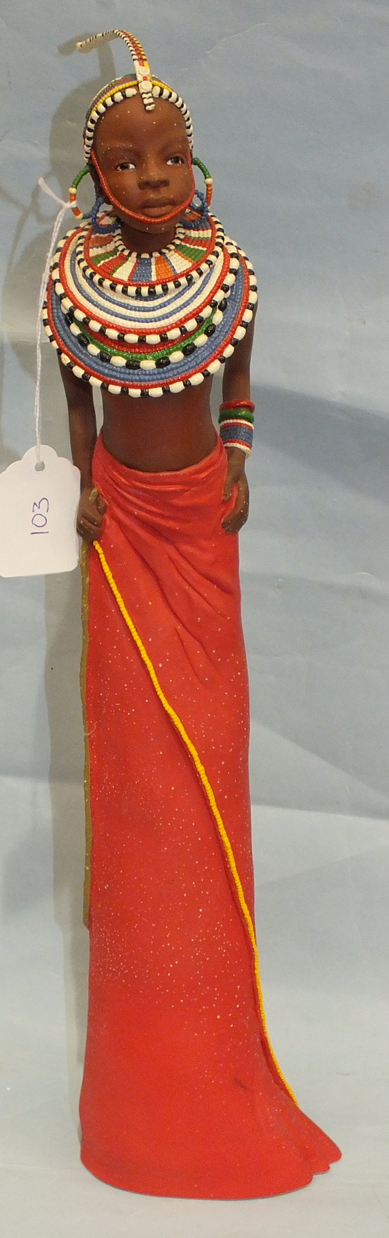 Two Soul Journeys Maasai Limited Edition figures, 'NKoliontoi