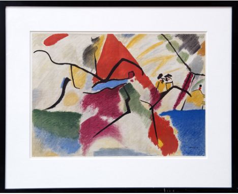 WASSILY KANDINSKY (1866-1944), 'Impression V (Parc)', original lithograph after Kandinsky published by Galerie Maeght, signed