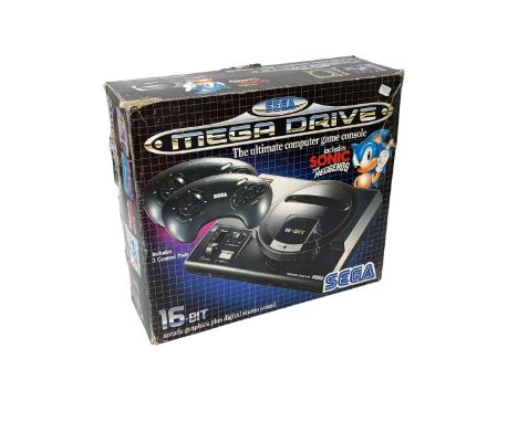Sega Mega Drive game console.