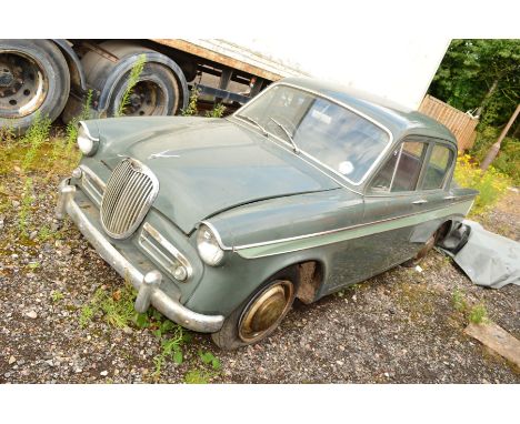 A SINGER GAZELLE, SERIES IIIB 1960'S CAR, 1494cc petrol engine, sage green and cream, 12047 miles on clock, chassis number B7