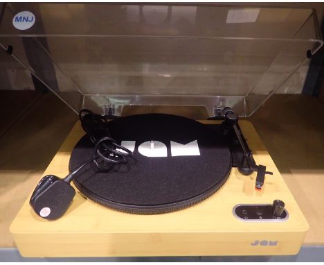 Jam three speed turntable with lead. All electrical items in this lot have been PAT tested for safety and have passed. This d