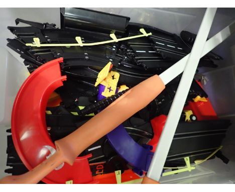 Tub of Scalextric type track. Not available for in-house P&amp;P 