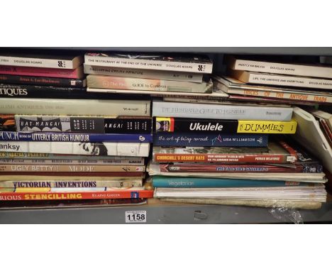 Quantity of mixed books to include antiques etc. P&amp;P Group 3 (£25+VAT for the first lot and £5+VAT for subsequent lots) 