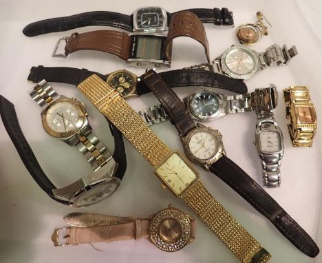 Small quantity of mixed wristwatches. P&amp;P Group 1 (£14+VAT for the first lot and £1+VAT for subsequent lots) 