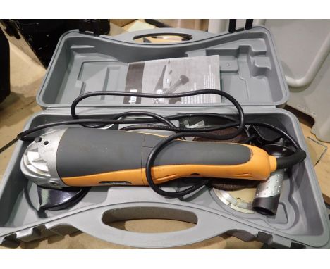Boxed NuTool angle grinder, model NXPG 115-K. Not available for in-house P&amp;P 