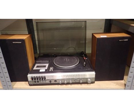 National Panasonic music centre, model number SG 1012L, with a pair of National Panasonic speakers. All electrical items in t