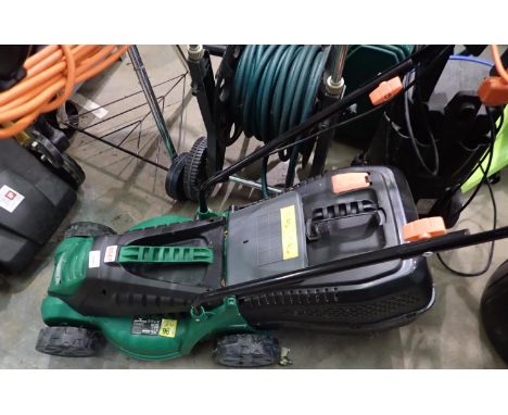 Hawksmoor Compact electric lawnmower. All electrical items in this lot have been PAT tested for safety and have passed. This 