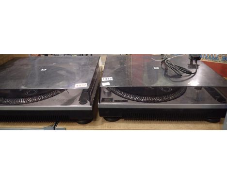 Two home mix TT1000 D.J Generation turntables. All electrical items in this lot have been PAT tested for safety and have pass