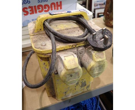 Two outlet 100v transformer. All electrical items in this lot have been PAT tested for safety and have passed. This does not 
